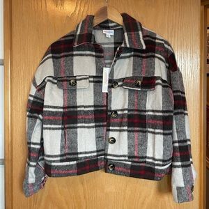 LulaRoe plaid Berlin jacket Size XS